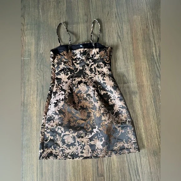 Urban Outfitters Sonia Jacquard Mini Dress Small - Picture 4 of 5